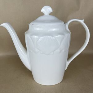 Coalport Oceanside Coffee Tea Pot w/Lid Fine Bone China Made In England 9" H